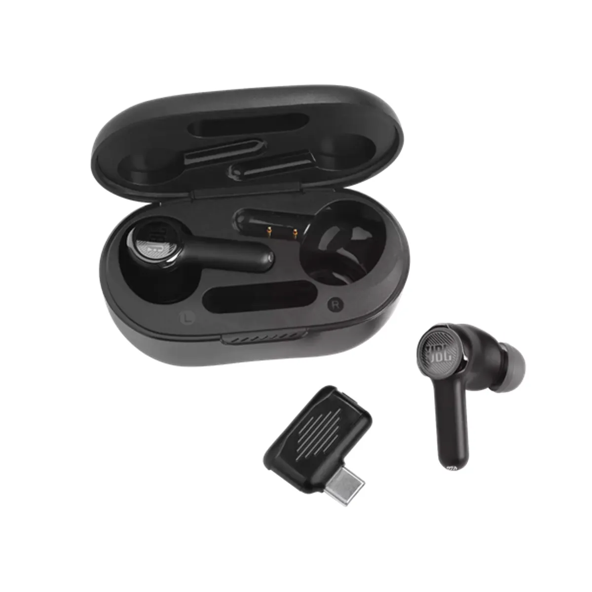 JBL JBLQUANTUMTWSBLK Quantum TWS adaptív zajszűrés 11 mm Bluetooth 5.2 IPX4 8 óra #1
