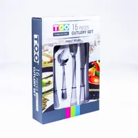 TOO KT-401 KT-401 Family Rozsdamentes acél ezüst evőeszköz készlet #3