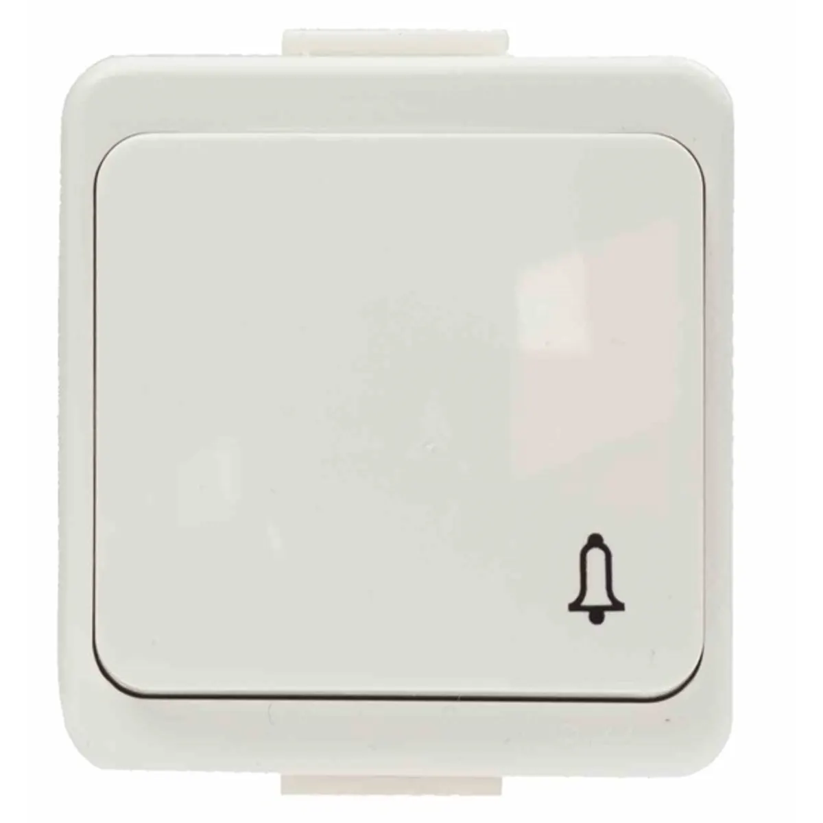 ANCO 321353 nyomógombos kapcsoló 10A IP44 szorítókapcsos fehér falon kívüli #1