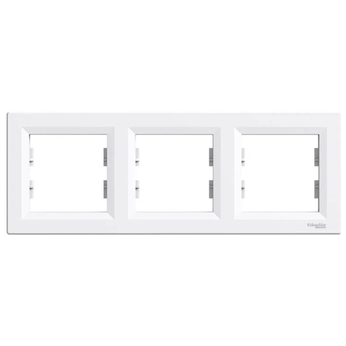 Schneider EPH5800321 Asfora 3-as keret vízszintes fehér ABS IP20 225x83x9 #1