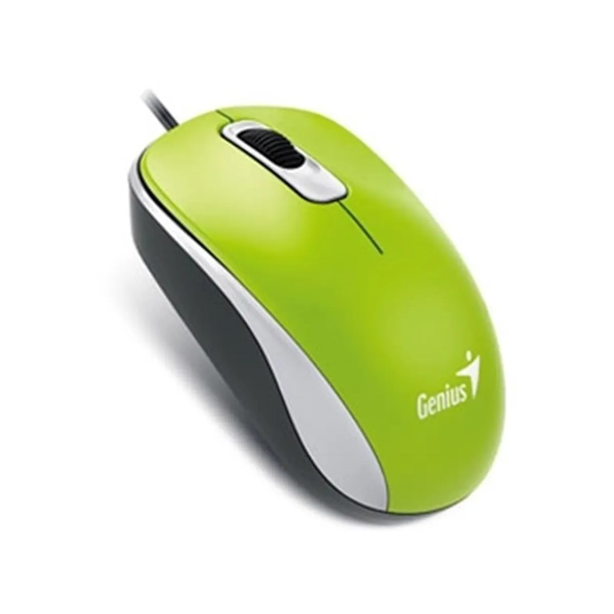 GENIUS 31010116112 DX-110 kétkezes optikai 3 gomb USB vezetékes 1000dpi zöld fehér-fekete #1