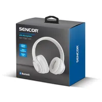 Sencor 35054254 SEP 710BT fehér Bluetooth fejhallgató 40 mm 32 ohm 20-20000 Hz 99 dB BT5.0 10 m 400 mAh 3 óra 30 óra jack 3,5 mm mikrofon USB Micro #2