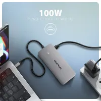 Axagon HMC-CUB83X2 USB-C hub 7in1 10Gbps USB-C USB-A HDMI DisplayPort RJ-45 15 cm kábel #8