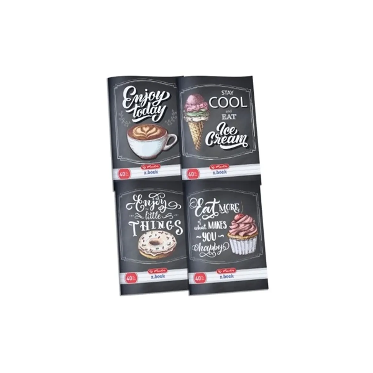 Herlitz 09544263 Blackboard A5 40 lapos kockás füzet #1