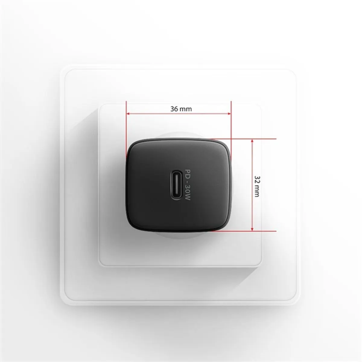 AXAGON ACU-PD30 PD3.0 és QC4 USB-C töltő 30W univerzális fekete #7