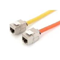 DIGITUS DN-93615 keystone modul Cat6A RJ45 500 MHz árnyékolt szerszám nélkül #10