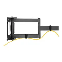 STELL 35057263 SHO 5620 Fali konzol 32"-70" VESA 200x100-600x400 45 kg forgatható 90 dőlés 15 csavaros rögzítés acél fekete kábelrendező #7