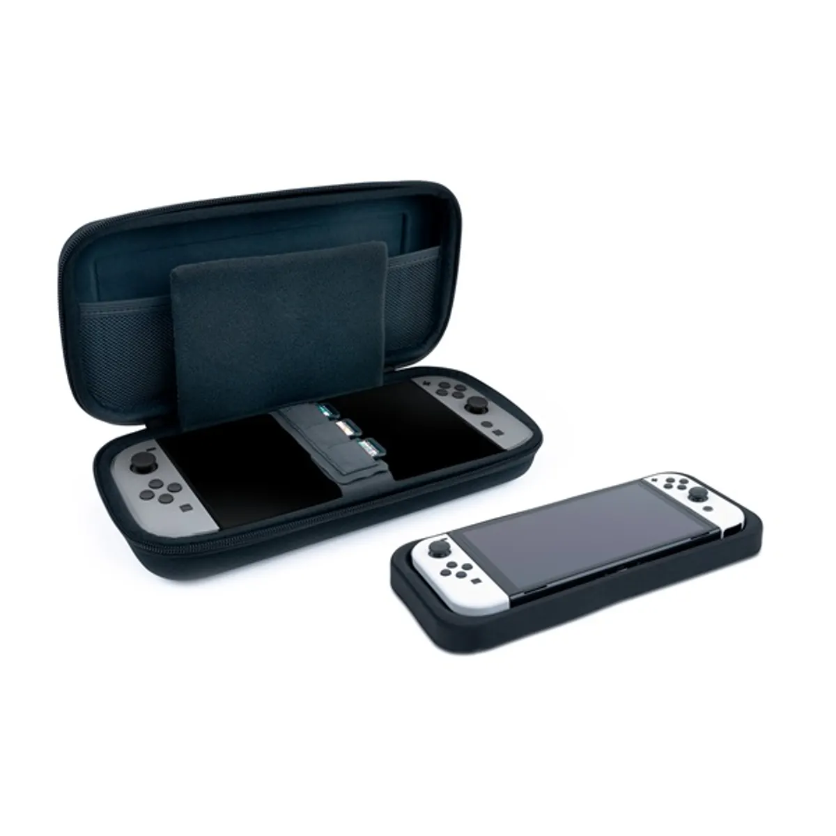 NACON 2809494 Nintendo Switch 2 utazótok fekete kemény védőtok fólia készlet tároló doboz 4 játék számára #6