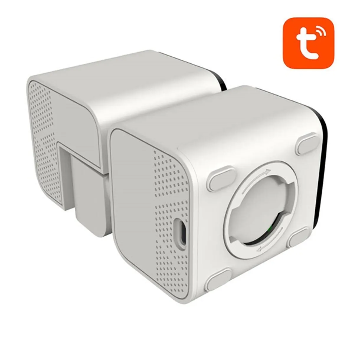 GOSUND NITEBIRD PC12 intelligens kettős wifi kamera 4 MP 355°x90° látószög microSD tárhely 128 GB beépített hangszóró és mikrofon Tuya kompatibilis #4