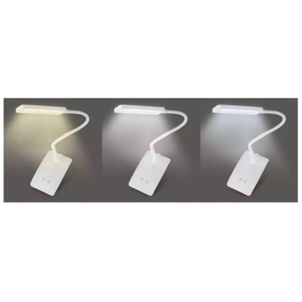EMOS Z7599W Eddy Led asztali lámpa fehér 6 W 360 lm dimmelhető 12 V 0,36 A #5