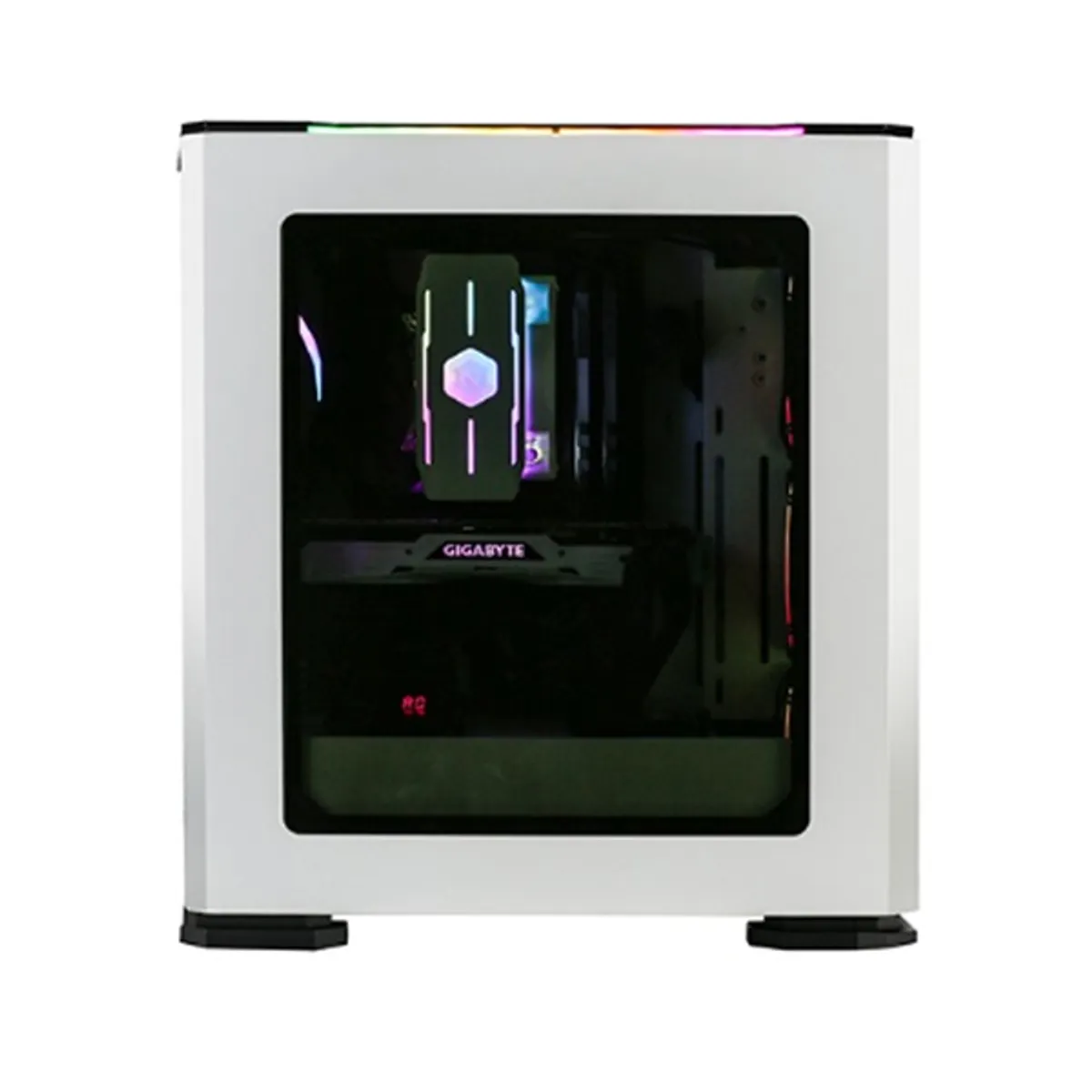 Zalman X3 fehér ház atx midi 4 ventilátor argb usb 3.0 fejhallgató csatlakozó #3