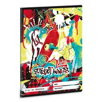 ARS UNA 53633576 Street Kings 24 A5 kockás 32 lap 147x205mm