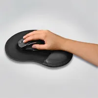 Hama 00126855 Ergo Mini csuklótámaszos egérpad fekete csúszásgátló alap #2