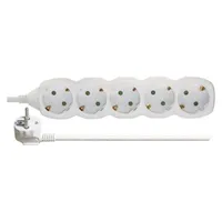 EMOS P1525R hálózati elosztó kapcsolóval 5 aljzat, 5 m, 1,5 mm2, fehér #3