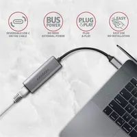 AXAGON ADE-25RC 2,5Gbps USB-C hálózati adapter Alumínium 15 cm RJ-45 #3