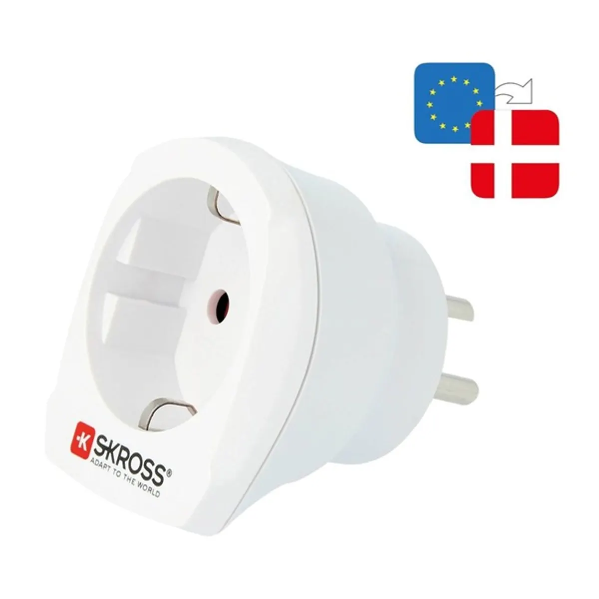 SKROSS 1.500232-E utazó adapter Dániába földelt #1