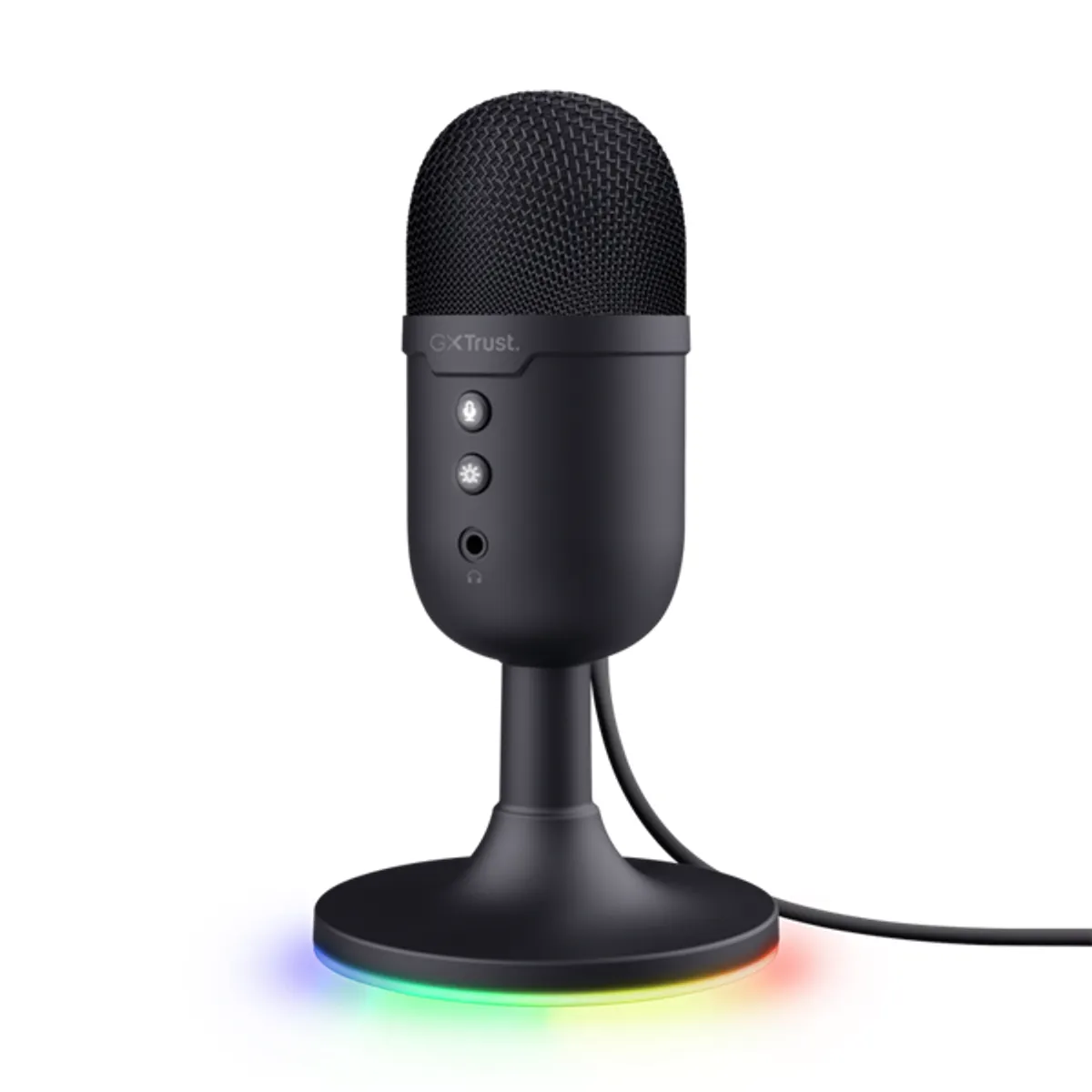 Trust 25372 GXT234 Yunix streaming és podcasting mikrofon USB 3,5mm 180 cm fekete gamer #1