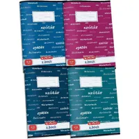 Herlitz 09543984 szótárfüzet Füzet szótár Mintás A4 32 lap
