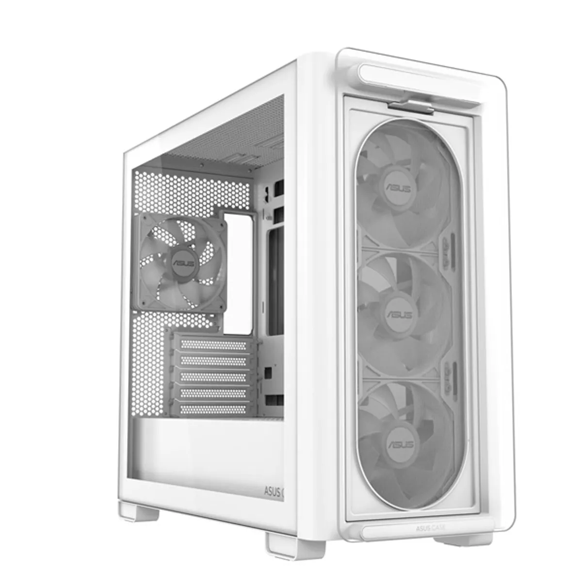 ASUS 90DC00K3-B19010 A23 plus táp nélküli ablakos Micro-ATX ház fehér 4 ARGB ventilátorok #2