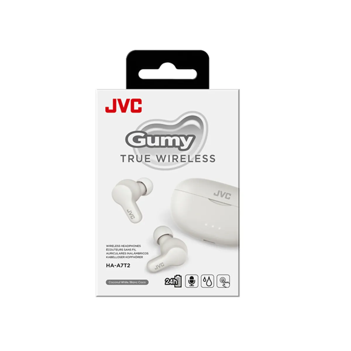 JVC HA-A7T2-W True Wireless fülhallgató Fehér Bluetooth 5.3 IPX4 7 óra #5