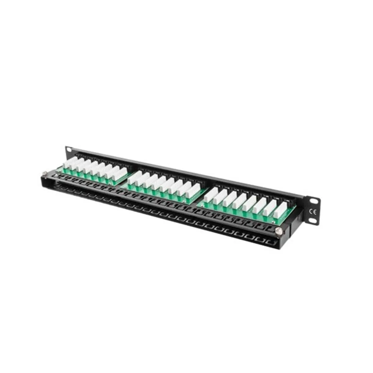LANBERG PPU5-1048-B Patch panel CAT5e UTP 48 port 1U 19" fekete #5