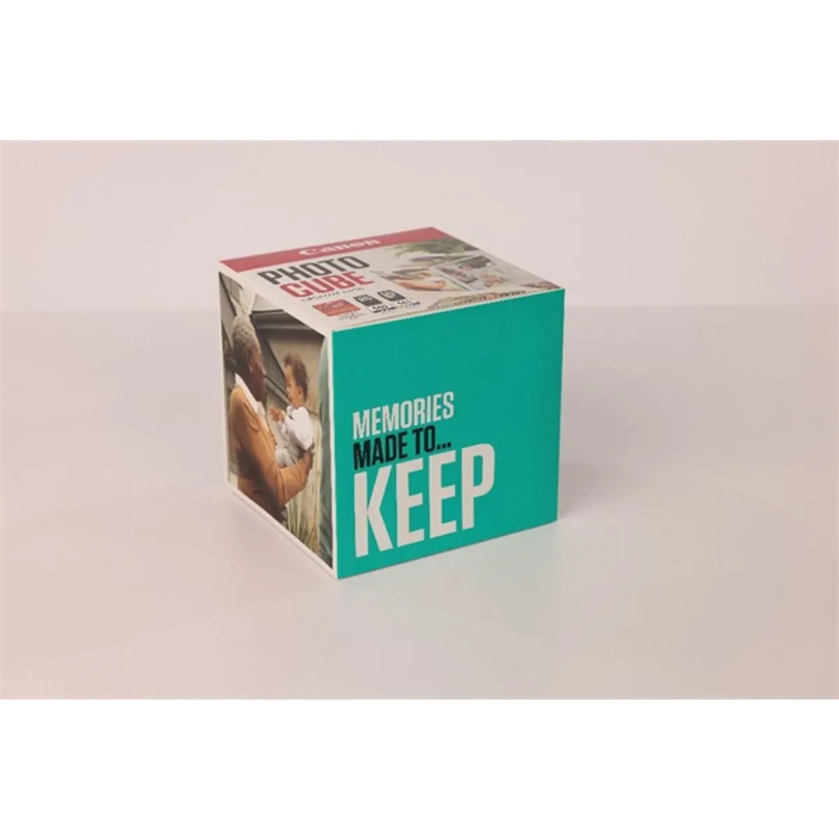 CANON 2311B076 Photo Cube Creative Pack fehér kék 13x13 cm PP-201 fotópapír 40 lap, kétoldalas ragasztó, képkeret #1