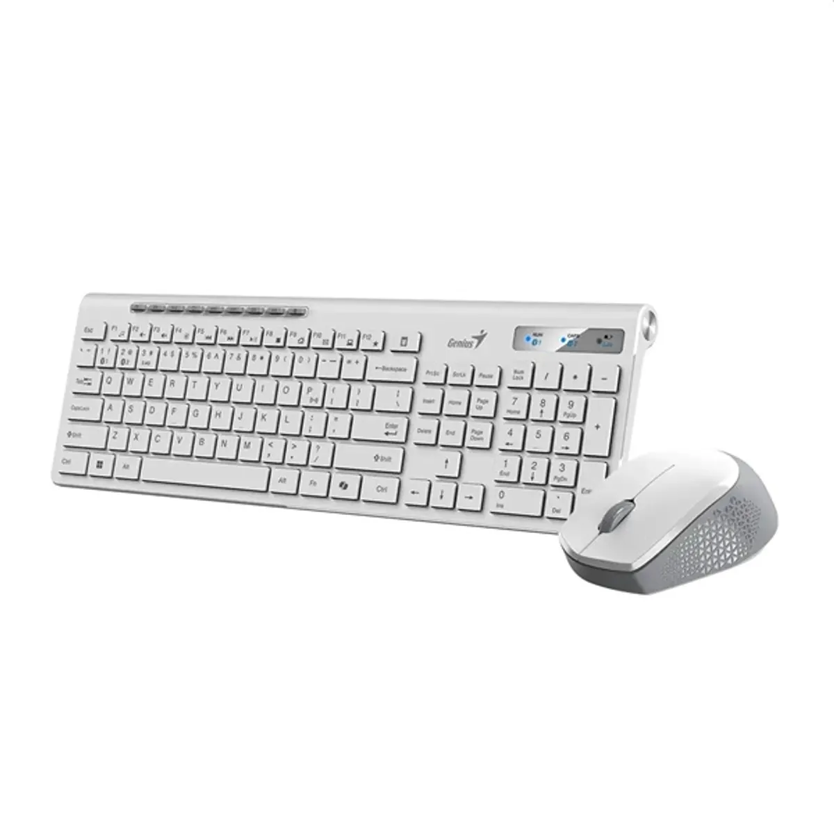 GENIUS 31340015400 SlimStar 8230 fehér vezeték nélküli Bluetooth és USB Type-A numerikus billentyűzet #2