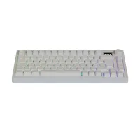 AVAX AVAX_GM02Y_PRO_WHITE GM02 PRO 75 százalék gasket mechanikus Gateron sárga rgb világítás magyar kiosztás három módú csatlakozás #2