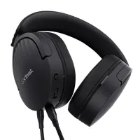 TRUST 24898 GXT 489 Fayzo gamer fejhallgató fekete 50 mm hangszóró 3,5 mm jack vezetékes multiplatform hangerőszabályzó #3