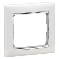 Legrand 770491 Valena keret 1-es fehér ezüst #2