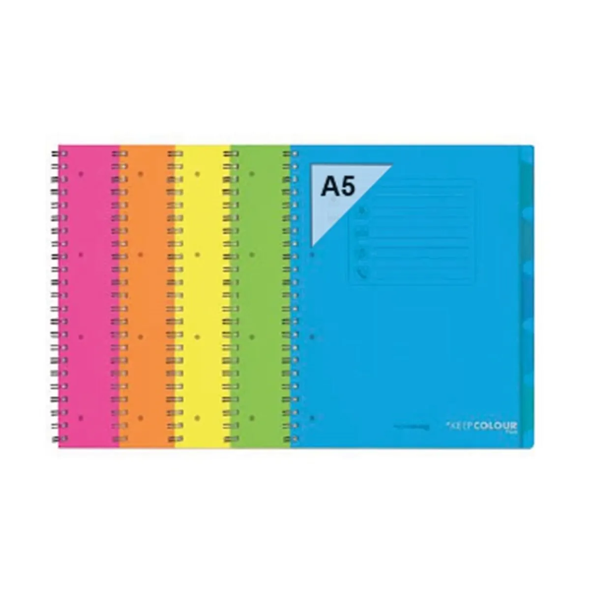 EGYEB BELFOLDI ARD0236FLU Orna Pro PP A5 120 lapos kockás spirálfüzet #1