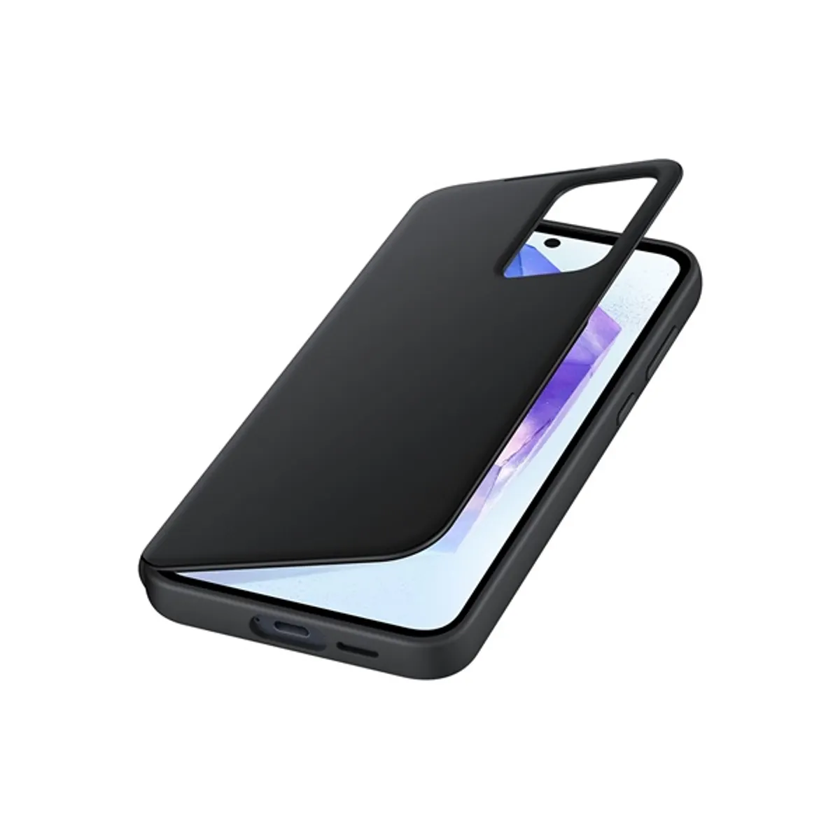 Samsung EF-ZA556CBEGWW Smart View Wallet tok Szilikon Fekete Oldalra nyíló Galaxy A55 #4