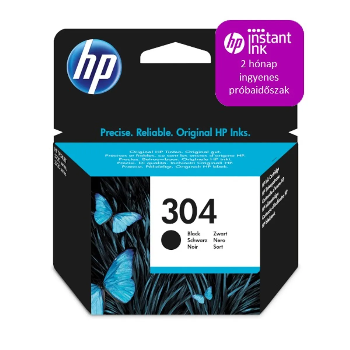 Hewlett Packard N9K06AE tintapatron fekete #1