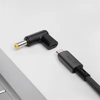 AKYGA AK-ND-C01 Usb-C laptop adapter 5,5x2,5 mm PD 100 W 18,5-20 V fekete #3
