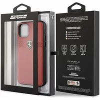 Ferrari FEOBAHCN58RE Off Track iPhone 11 Pro hátlap piros bőr 5,8" #4