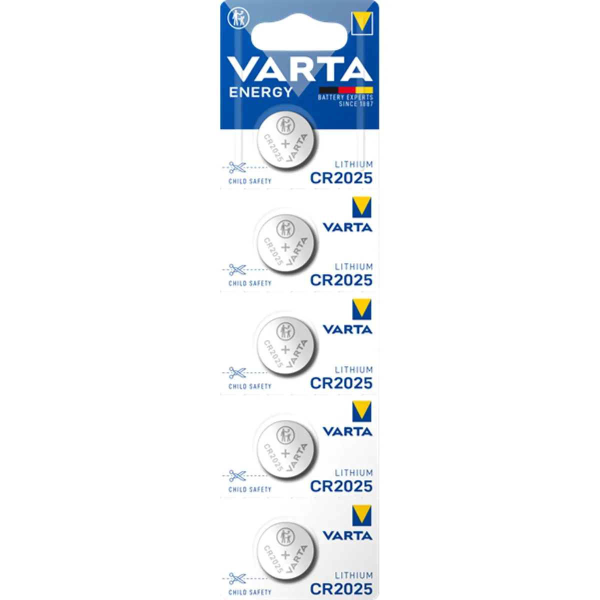 VARTA 6025229405 Energy CR2025 lítium gombelem 5db bliszter #1