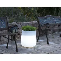 NGA LUMCA080OFNW Camelia 80 46,5x79 cm fehér LED E27 IP65 kaspó