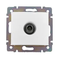 Legrand 774429 Valena TV aljzat végzáró fehér 1,5dB IP20 negyedfordulatos bekötéssel