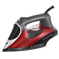 Russell Hobbs 23671046002 One Temperature piros vasaló kerámia vasalótalp 2600 W 50 g per perc Függőleges gőz 0,4 L Automatikus kikapcsolás 3m kábel #1