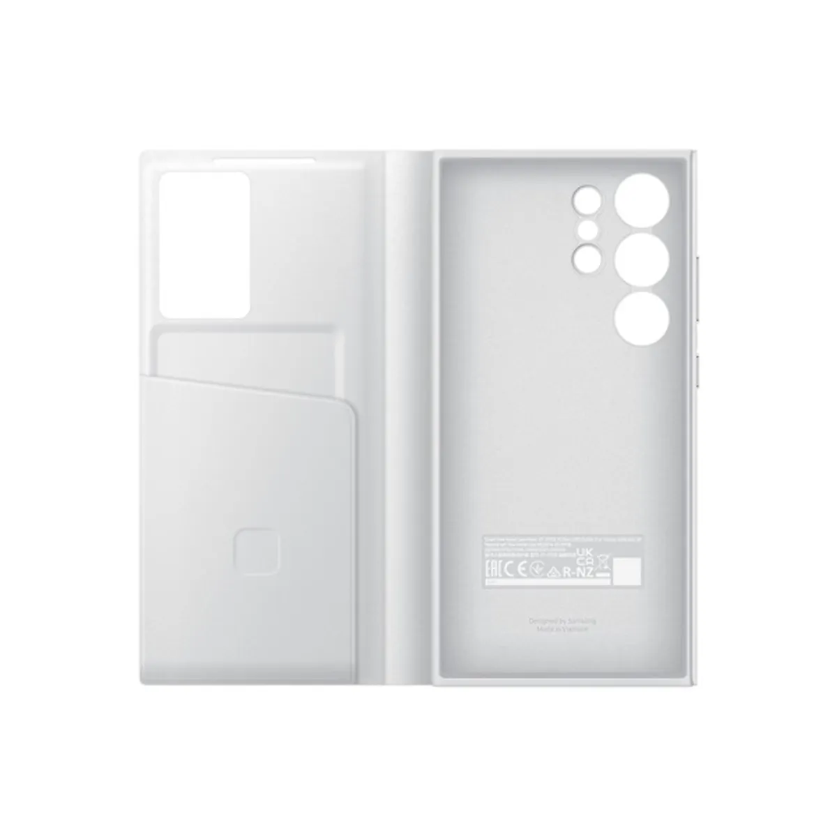 Samsung EF-ZS928CWEGWW Smart View Wallet Case fehér oldalra nyíló tok Galaxy S24 Ultra #5