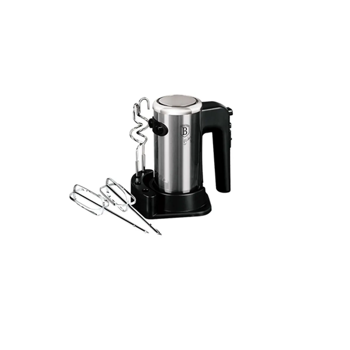 Berlinger Haus BH9368 kézi mixer állvánnyal fekete 300 W 5 fokozat turbo #1