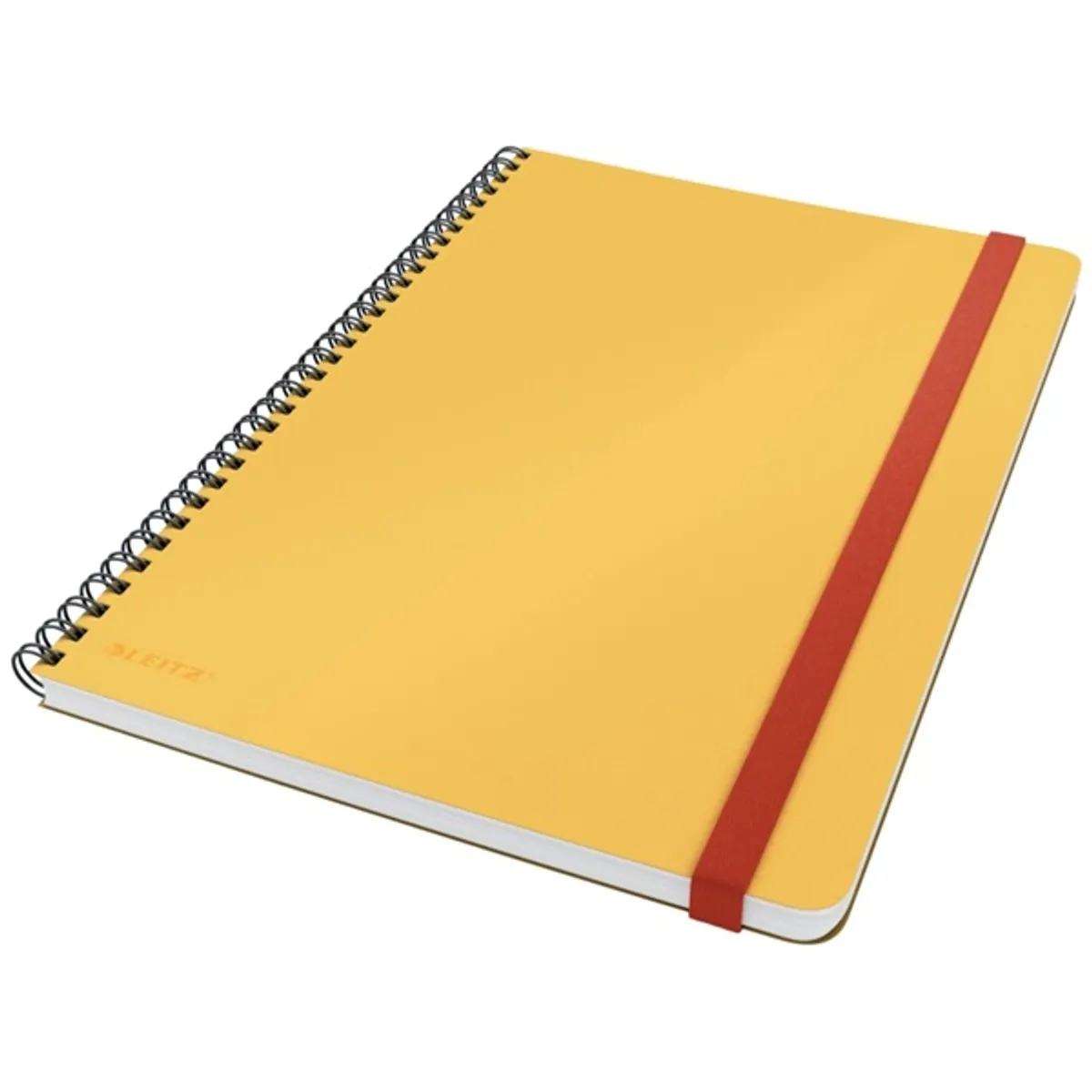 Leitz 44840019 Cosy soft touch B5 sárga kockás spirálfüzet 80 lap #1