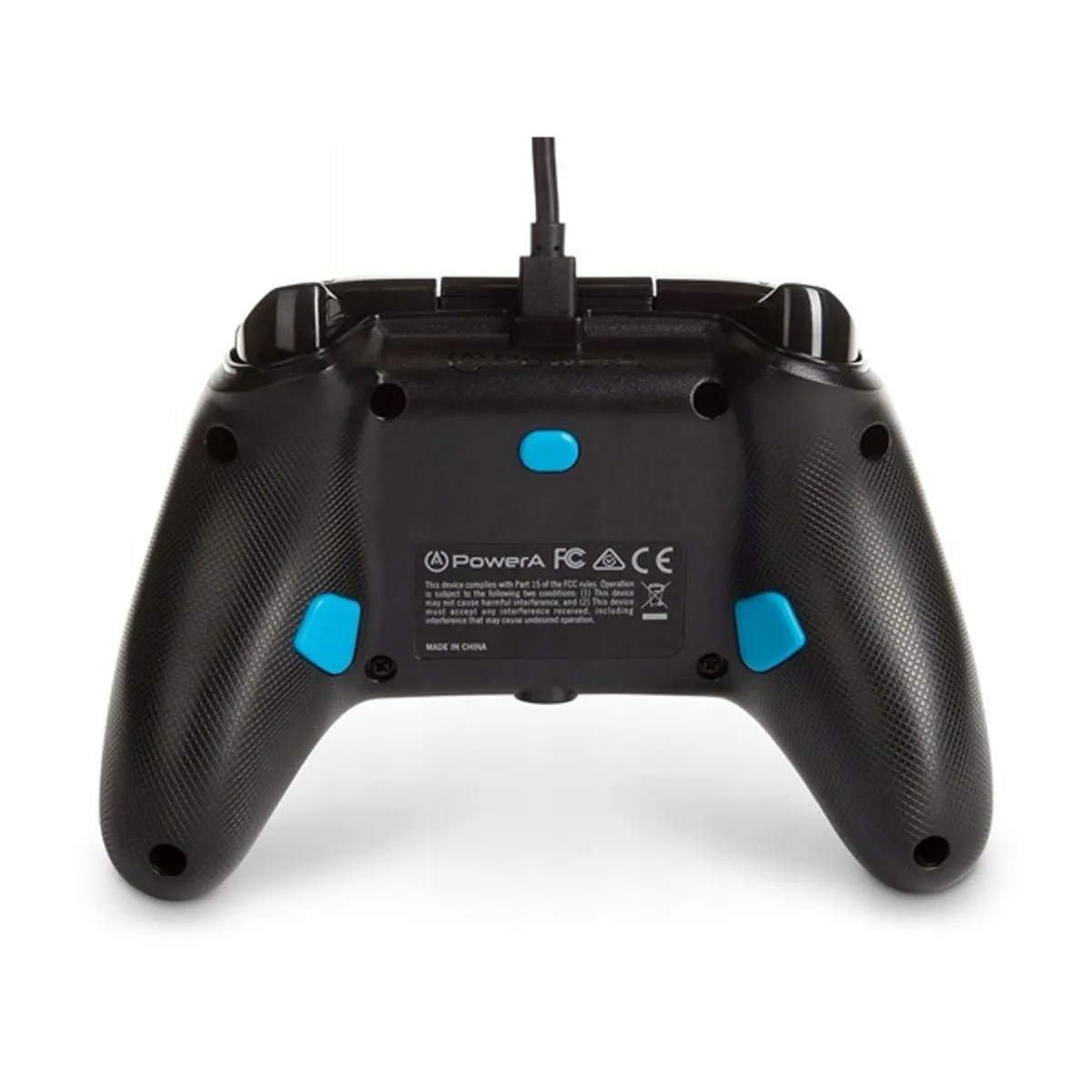 PowerA 1518817-01 Enhanced wired kontroller Xbox Series X és S PC Xbox One, 3 m, fekete-kék, 19 gomb, rezgő #4