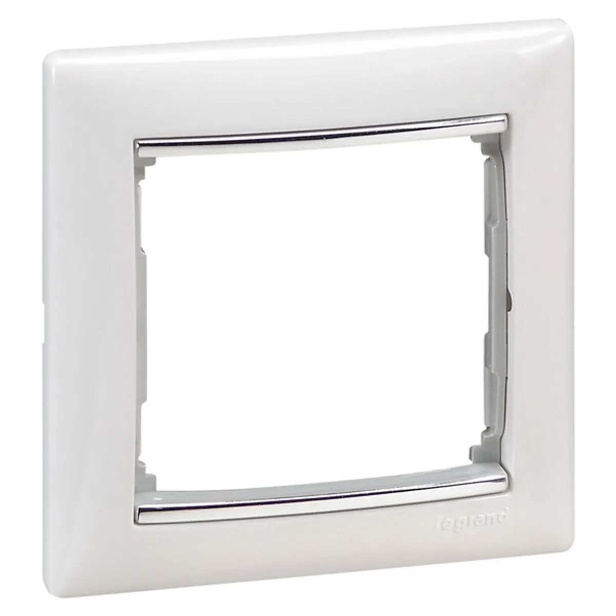 Legrand 770491 Valena keret 1-es fehér ezüst #2