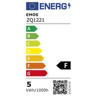 EMOS ZQ1221 Klasszikus mini gömb 6W 470lm E14 4000K Natúr fehér 30 000 óra #2