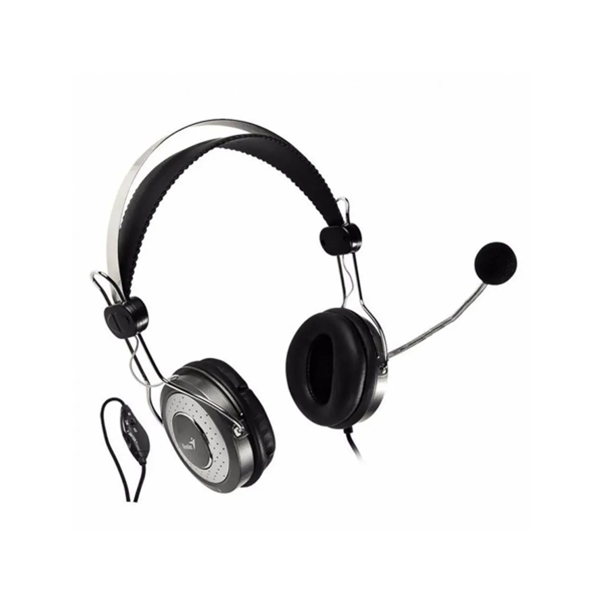 GENIUS 31710045100 fejhallgató-erősítő 2.0 headset, 3,5 mm jack, 20-20000 Hz, 32 ohm, 102 dB, mikrofon 50-20000 Hz -60 dB balos #3