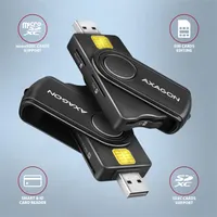 AXAGON CRE-SMP2A PocketReader USB 2.0 microSD SD SIM #2
