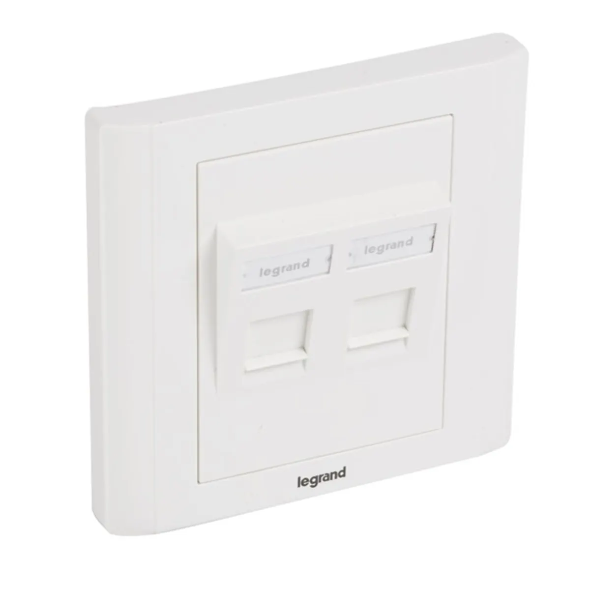 Legrand 632797 Linkeo süllyesztett szerelvény 2xRJ45 keystone port #2
