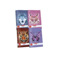 Herlitz 09545450 füzet A5 32 lap sima álló mintás Wild Animals