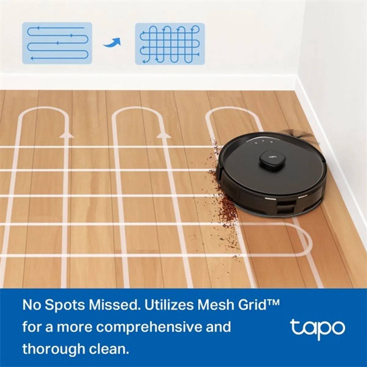 TP-LINK TAPO RV30 MAX robotporszívó és felmosó LiDAR navigáció 5300 Pa 2600 mAh 0,3 L tartály 150 perc WiFi HEPA H11 #5